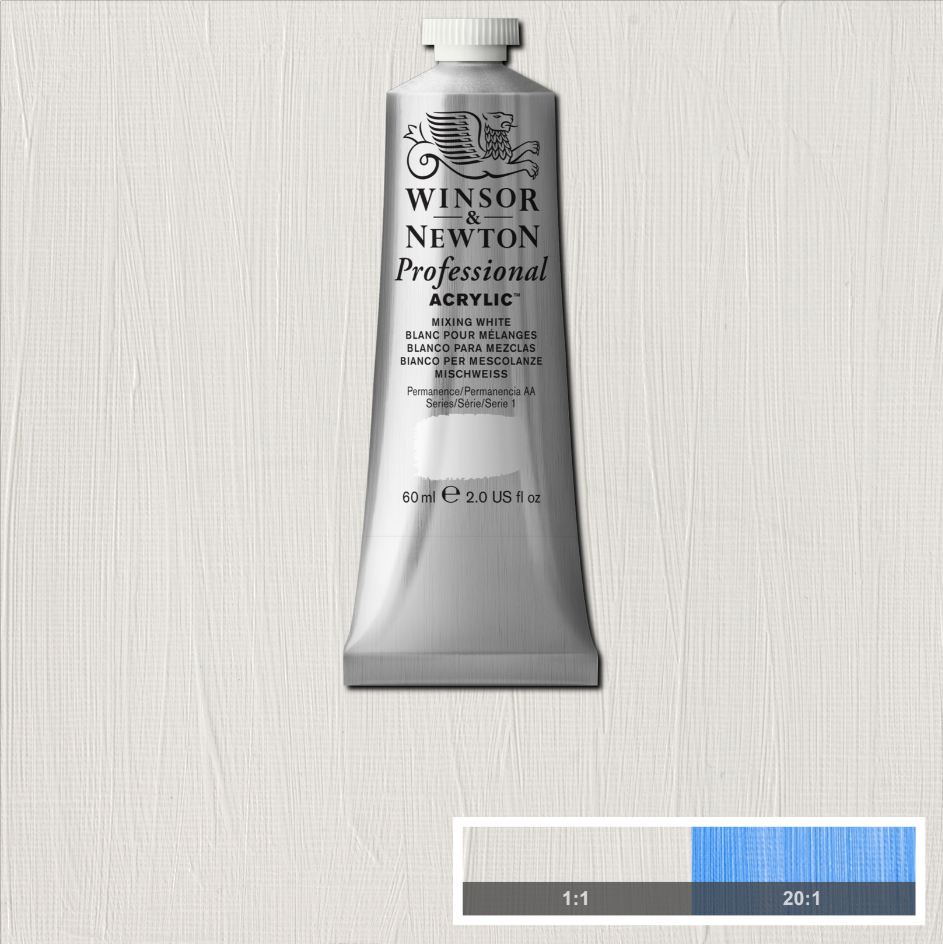 Professional acrylverf 60ml Mixing White