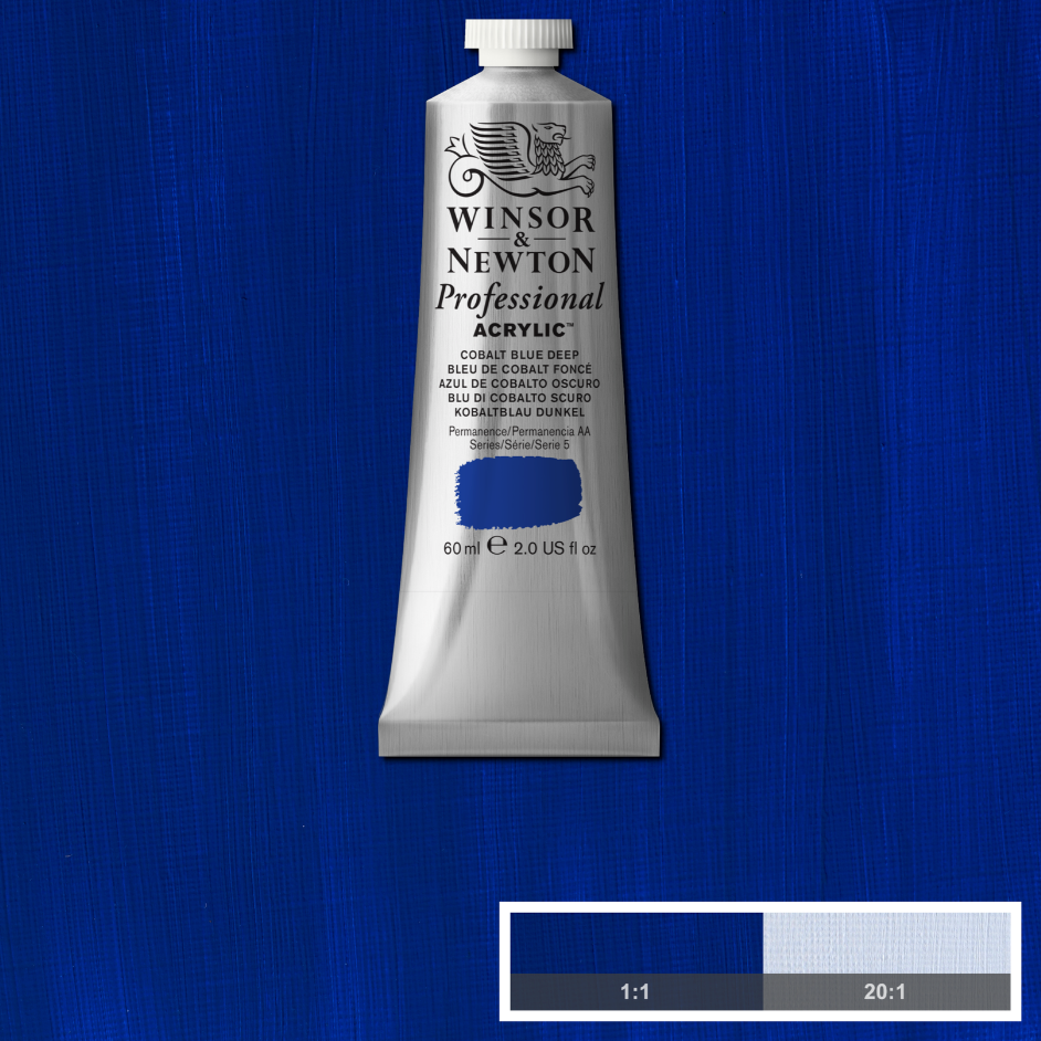 Professional acrylverf 60ml Cobalt Blue Deep