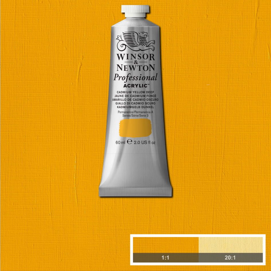 Professional acrylverf 60ml Cadmium Yellow Deep