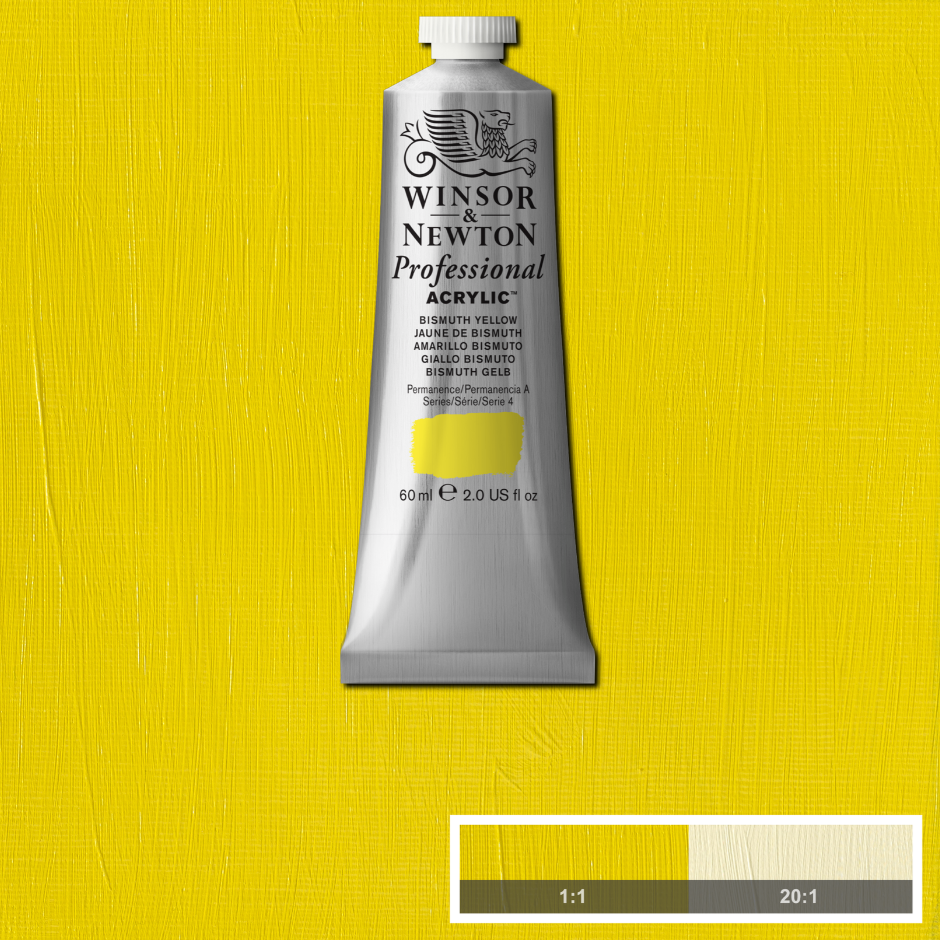 Professional acrylverf 60ml Bismuth Yellow