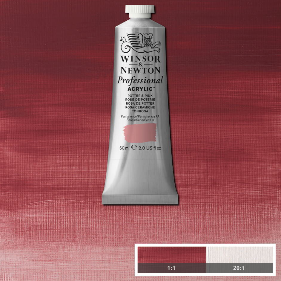 Professional acrylverf 60ml Potters Pink