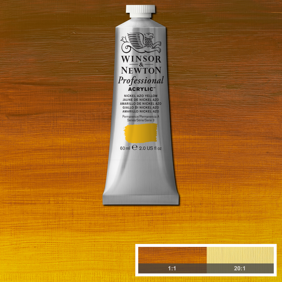 Professional acrylverf 60ml Nickel Azo Yellow