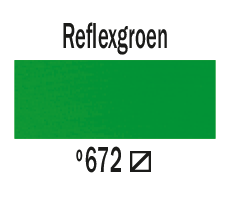 Amsterdam Standard Series Acrylic Paint Tube 120 ml Reflex Green 672