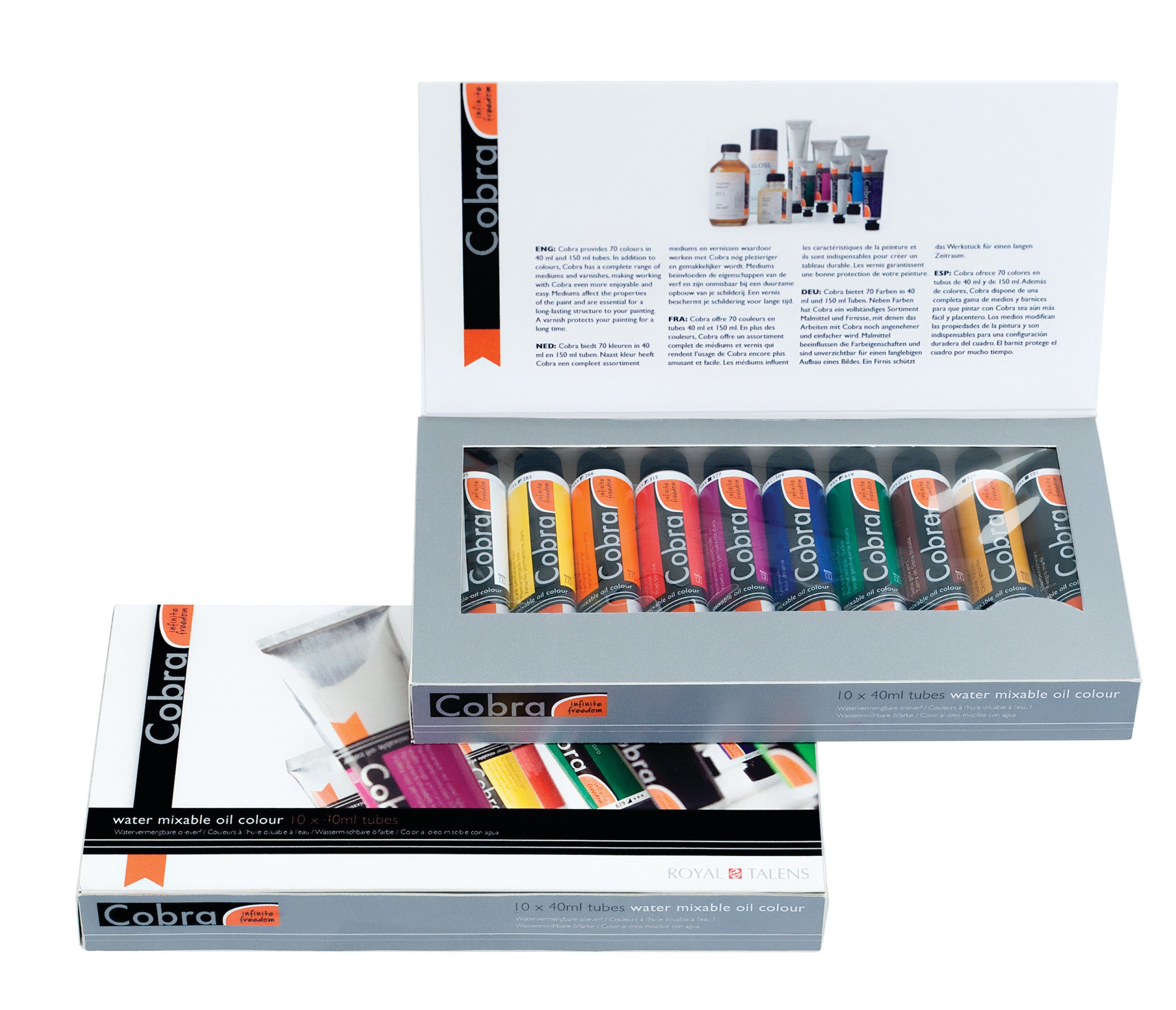 Cobra Artist olieverf watermengbare value pack 10x40ml