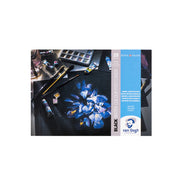 Aquarelverf postkaart blok zwart 360gr 25 vellen