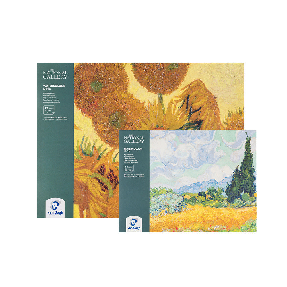 The National Gallery Aquarelblok 300gr 12 vellen