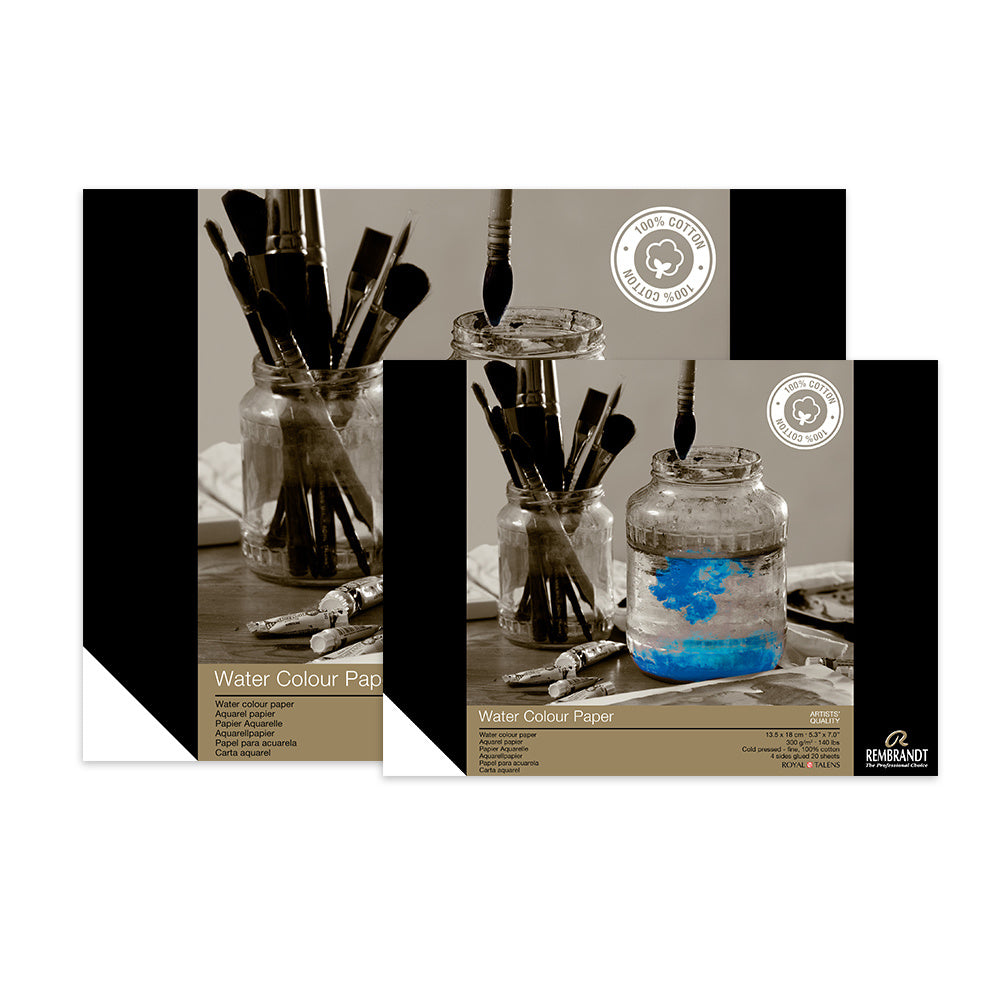 Aquarelpapier blok 300gr 20 vellen