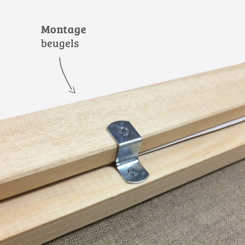 3D satin white frame